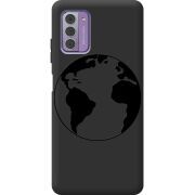 Черный чехол BoxFace Nokia G42 Earth