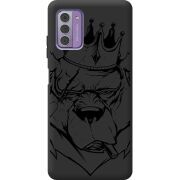 Черный чехол BoxFace Nokia G42 Bear King