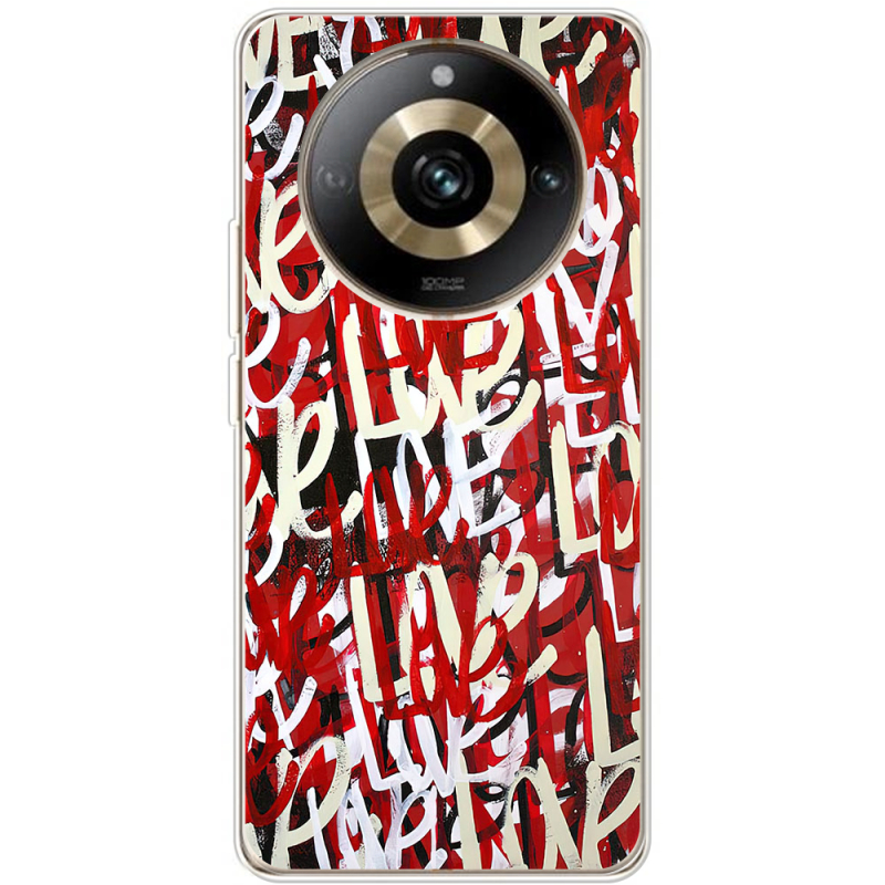 Чехол BoxFace Realme 11 Pro / 11 Pro Plus Love Graffiti