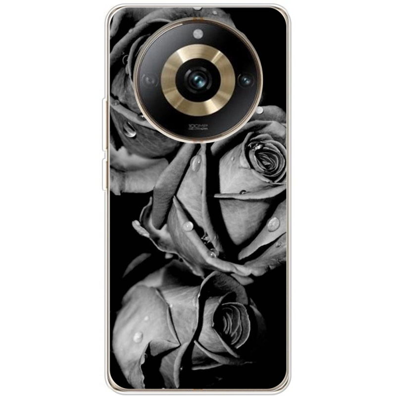 Чехол BoxFace Realme 11 Pro / 11 Pro Plus Black and White Roses