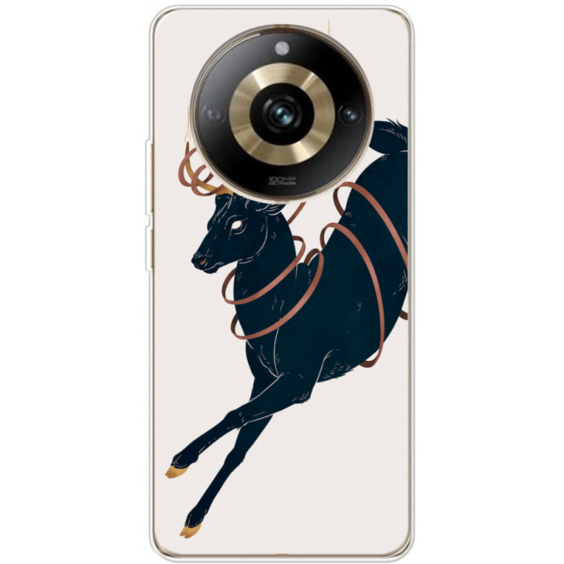 Чехол BoxFace Realme 11 Pro / 11 Pro Plus Black Deer