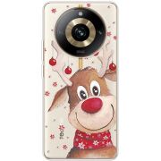 Прозрачный чехол BoxFace Realme 11 Pro / 11 Pro Plus Winter Deer