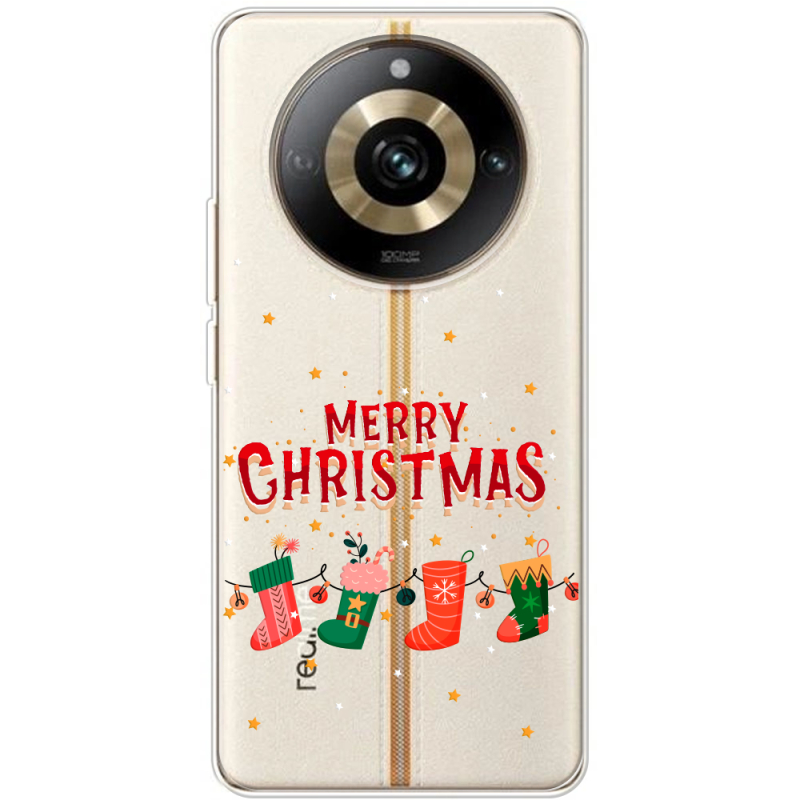 Прозрачный чехол BoxFace Realme 11 Pro / 11 Pro Plus Merry Christmas