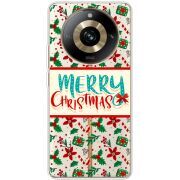 Прозрачный чехол BoxFace Realme 11 Pro / 11 Pro Plus Vintage Christmas Pattern