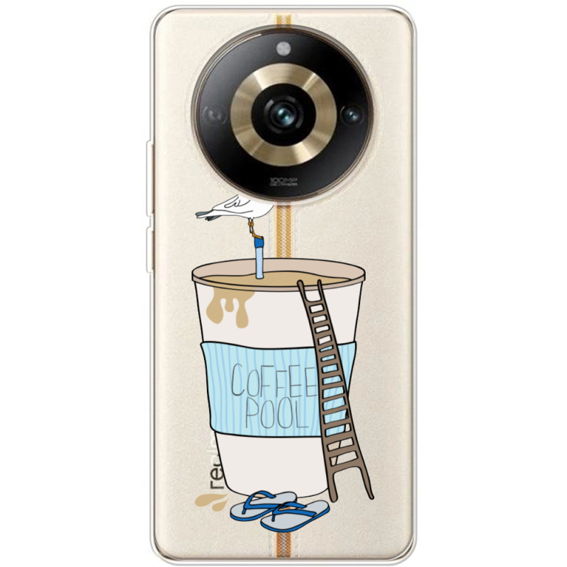 Прозрачный чехол BoxFace Realme 11 Pro / 11 Pro Plus Segull in Cofee Pool