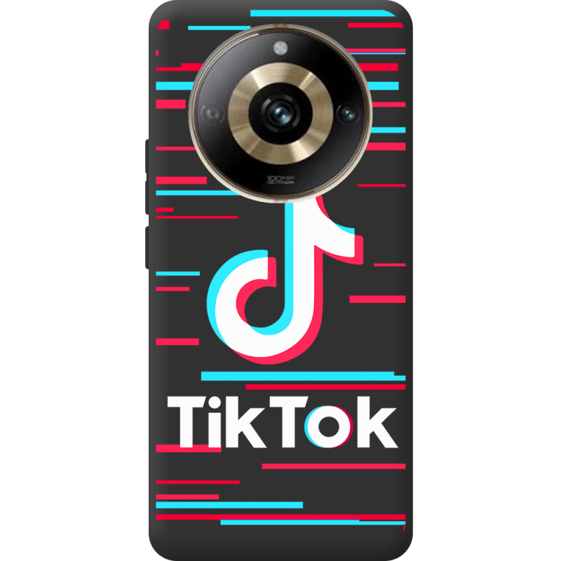 Черный чехол BoxFace Realme 11 Pro / 11 Pro Plus Tik Tok