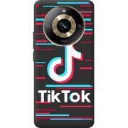 Черный чехол BoxFace Realme 11 Pro / 11 Pro Plus Tik Tok