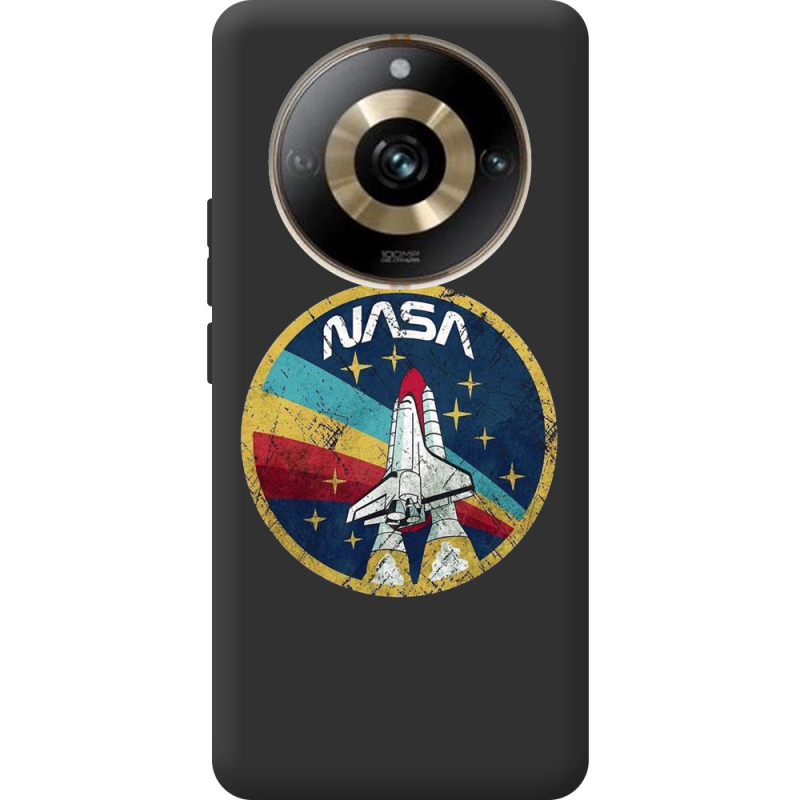 Черный чехол BoxFace Realme 11 Pro / 11 Pro Plus NASA