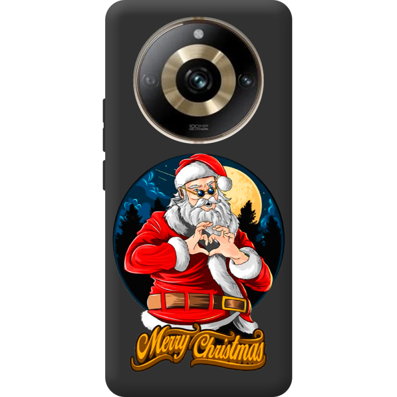 Черный чехол BoxFace Realme 11 Pro / 11 Pro Plus Cool Santa