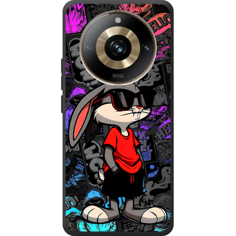 Черный чехол BoxFace Realme 11 Pro / 11 Pro Plus Малий вухань