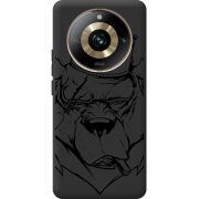 Черный чехол BoxFace Realme 11 Pro / 11 Pro Plus Bear King