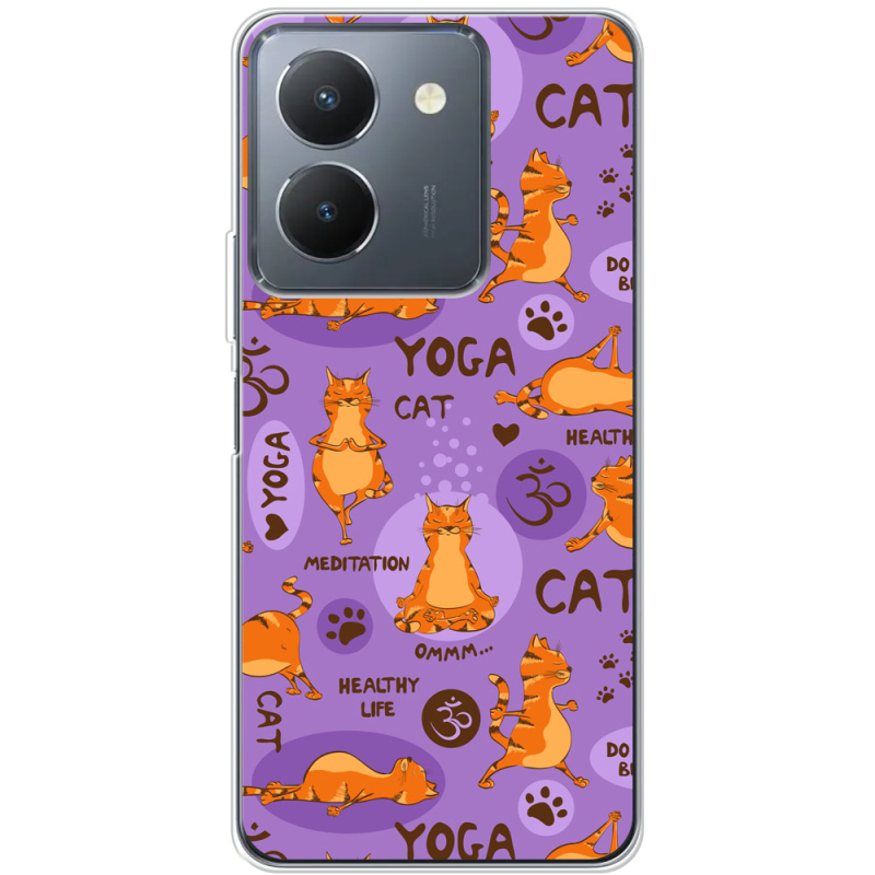 Чехол BoxFace Vivo Y36 Yoga Cat