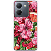 Чехол BoxFace Vivo Y36 Tropical Flowers