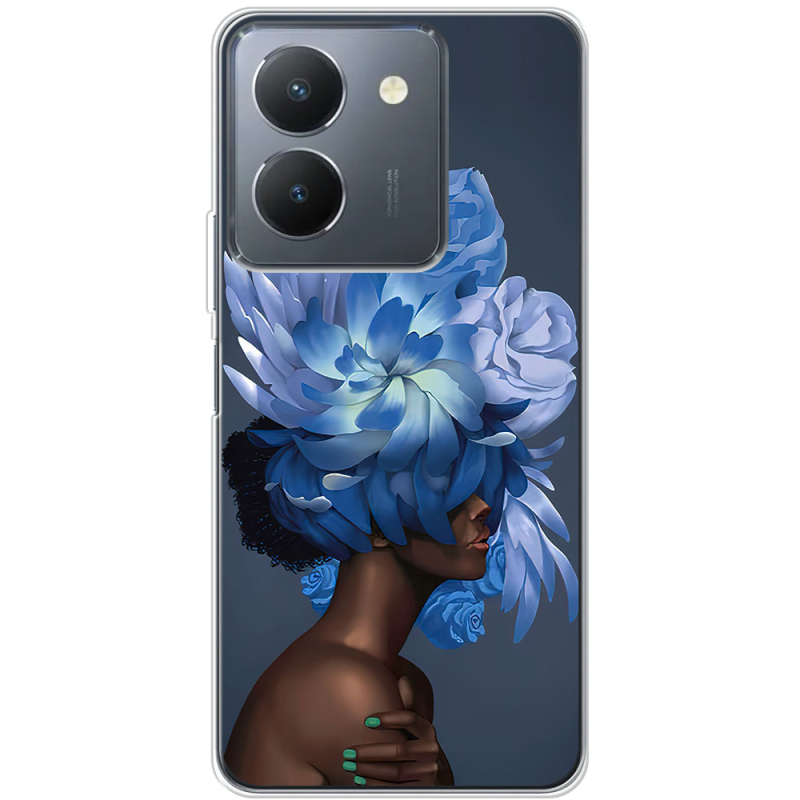 Чехол BoxFace Vivo Y36 Exquisite Blue Flowers