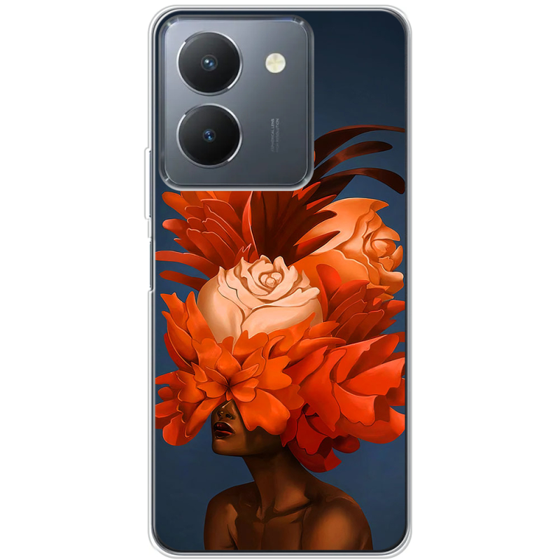 Чехол BoxFace Vivo Y36 Exquisite Orange Flowers