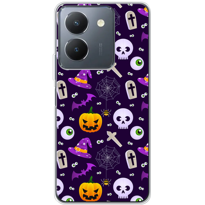 Чехол BoxFace Vivo Y36 Halloween Purple Mood