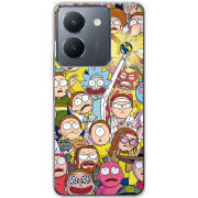 Чехол BoxFace Vivo Y36 Rick and Morty