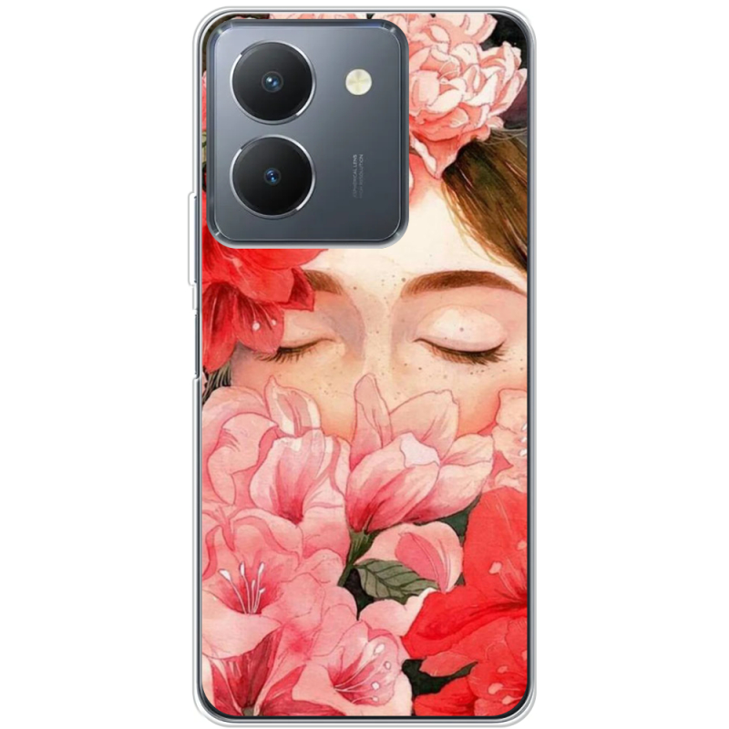 Чехол BoxFace Vivo Y36 Girl in Flowers