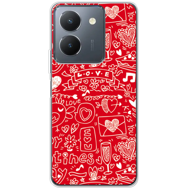 Чехол BoxFace Vivo Y36 Happy Valentines