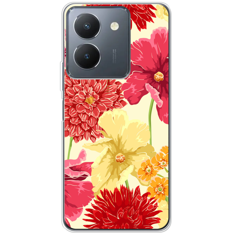 Чехол BoxFace Vivo Y36 Flower Bed