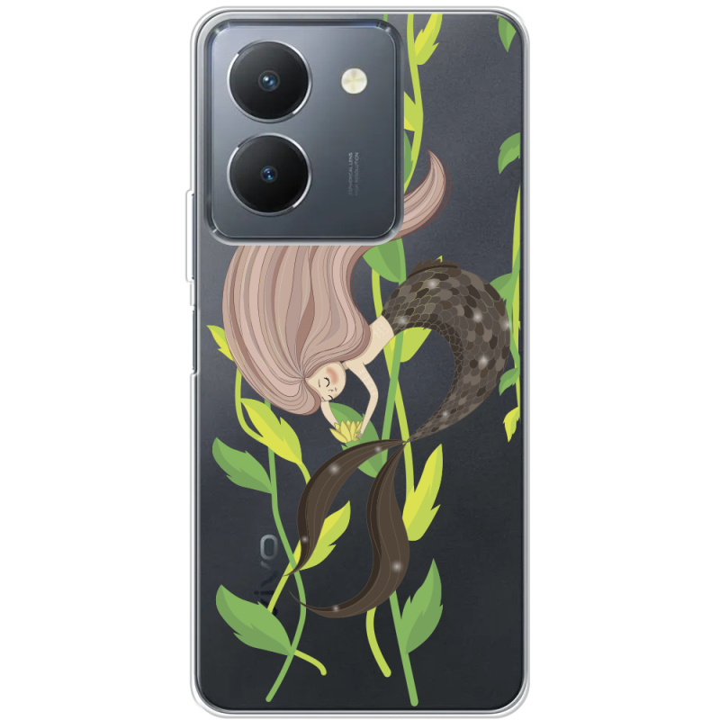 Прозрачный чехол BoxFace Vivo Y36 Cute Mermaid