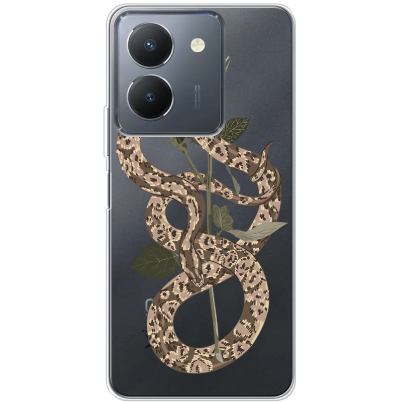 Прозрачный чехол BoxFace Vivo Y36 Glamor Snake