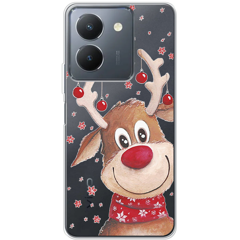 Прозрачный чехол BoxFace Vivo Y36 Winter Deer