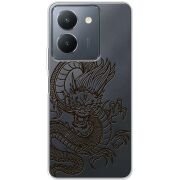 Прозрачный чехол BoxFace Vivo Y36 Chinese Dragon