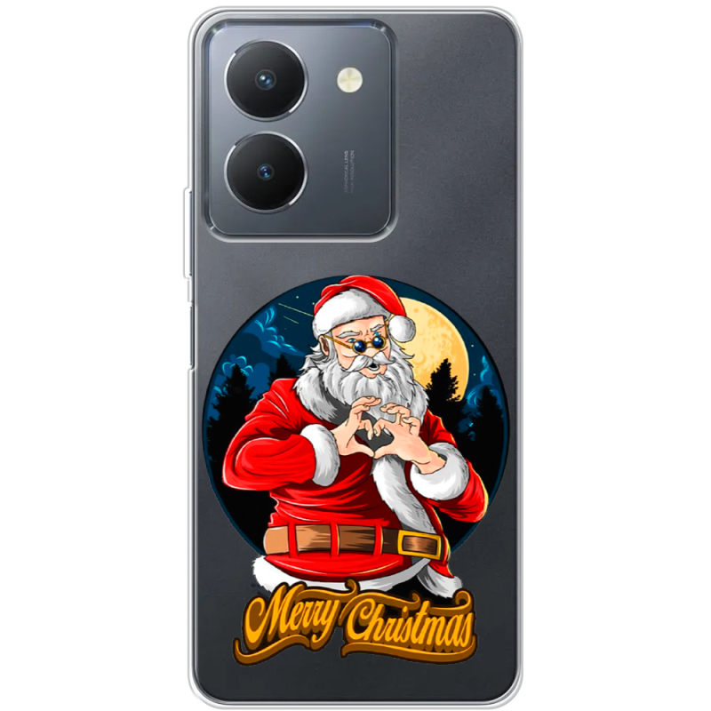 Прозрачный чехол BoxFace Vivo Y36 Cool Santa