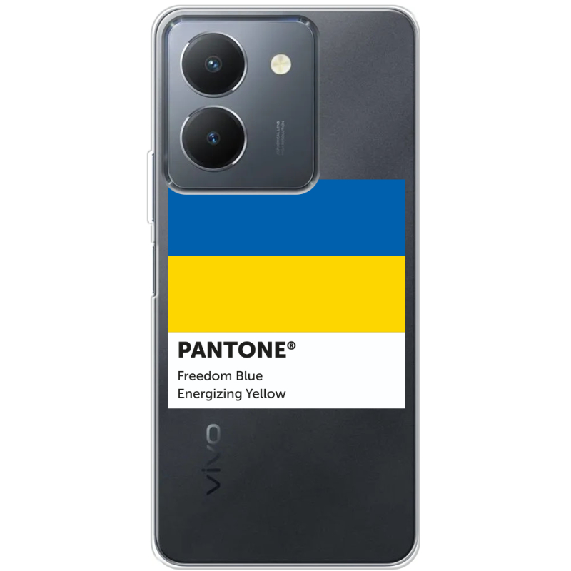 Прозрачный чехол BoxFace Vivo Y36 Pantone вільний синій