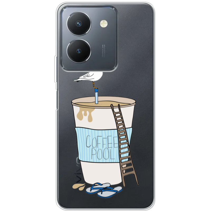 Прозрачный чехол BoxFace Vivo Y36 Segull in Cofee Pool