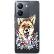 Прозрачный чехол BoxFace Vivo Y36 Winking Fox