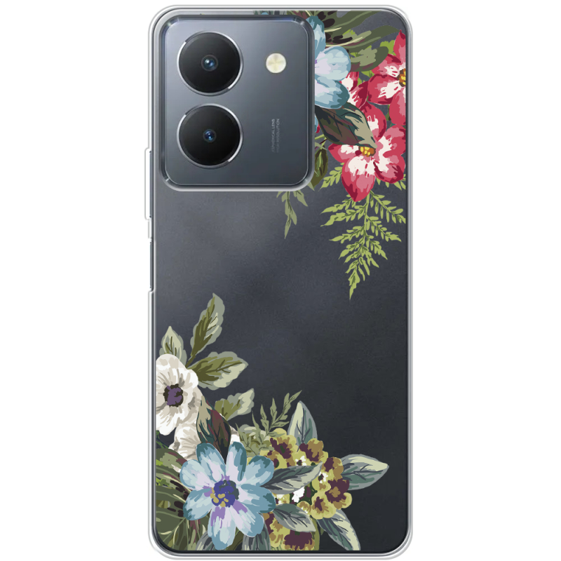 Прозрачный чехол BoxFace Vivo Y36 Floral