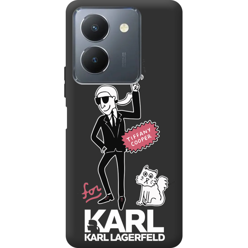 Черный чехол BoxFace Vivo Y36 For Karl