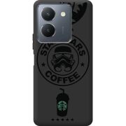 Черный чехол BoxFace Vivo Y36 Dark Coffee