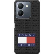 Черный чехол BoxFace Vivo Y36 Tommy Print