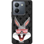 Черный чехол BoxFace Vivo Y36 looney bunny