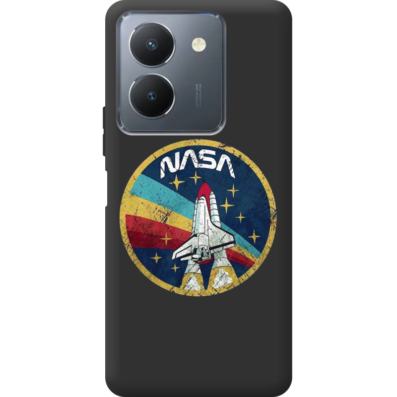 Черный чехол BoxFace Vivo Y36 NASA