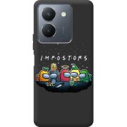 Черный чехол BoxFace Vivo Y36 Among Us Impostors