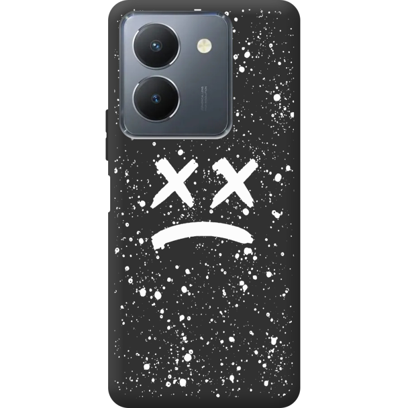 Черный чехол BoxFace Vivo Y36 Sad Way