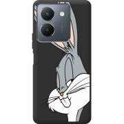 Черный чехол BoxFace Vivo Y36 Lucky Rabbit