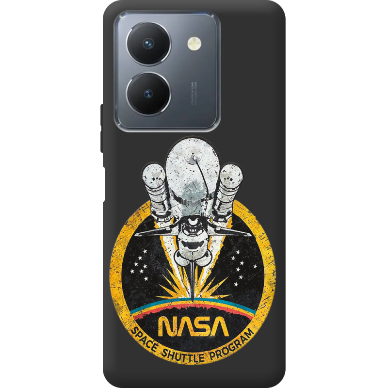 Черный чехол BoxFace Vivo Y36 NASA Spaceship