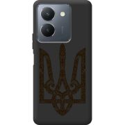 Черный чехол BoxFace Vivo Y36 Ukrainian Trident