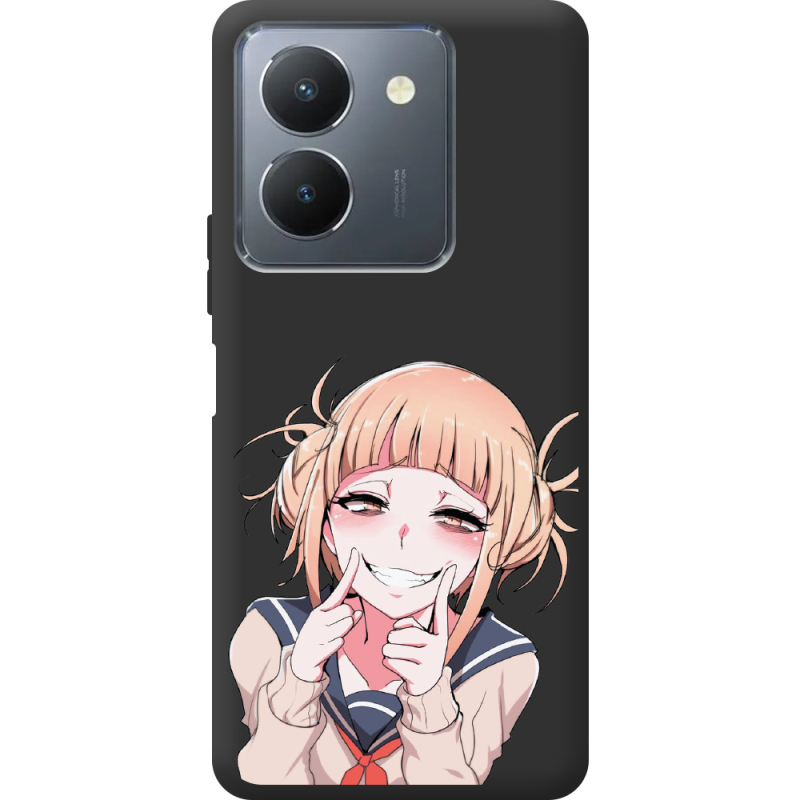 Черный чехол BoxFace Vivo Y36 Himiko Toga Smile