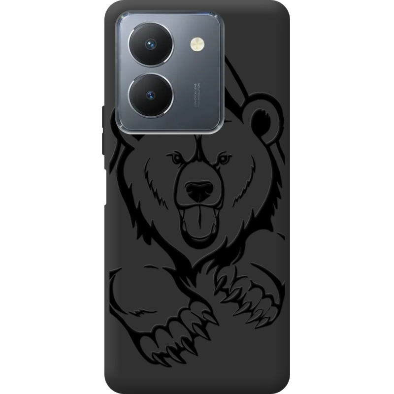 Черный чехол BoxFace Vivo Y36 Grizzly Bear