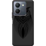 Черный чехол BoxFace Vivo Y36 Owl