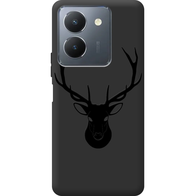 Черный чехол BoxFace Vivo Y36 Deer