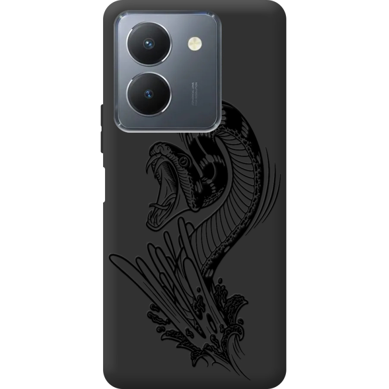 Черный чехол BoxFace Vivo Y36 Snake