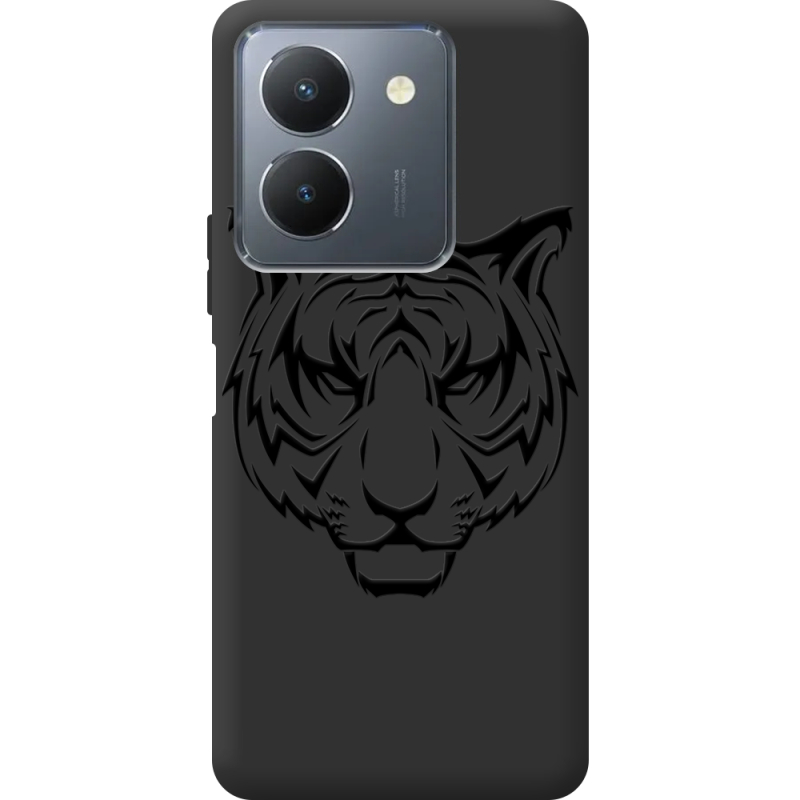 Черный чехол BoxFace Vivo Y36 Tiger