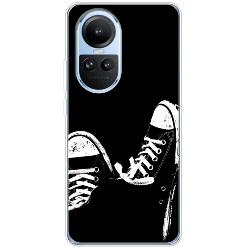 Чехол BoxFace OPPO Reno 10 Black Sneakers